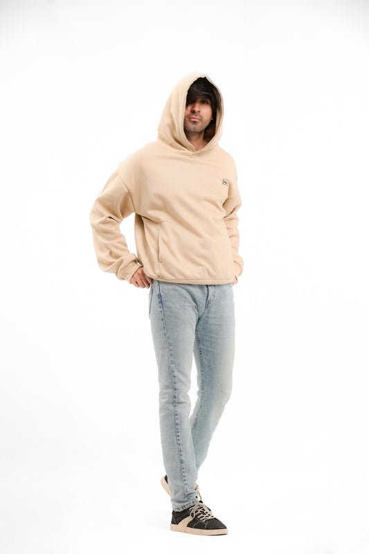 Sandy Beige Hoodie